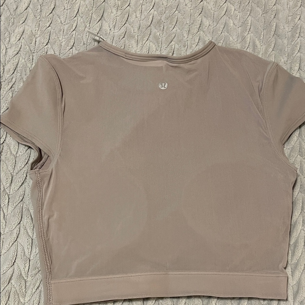 Lululemon Taupe Crop Top - Picture 8 of 10